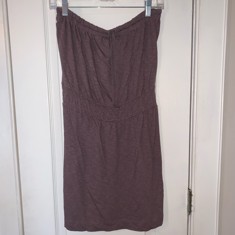 Strapless tee dress